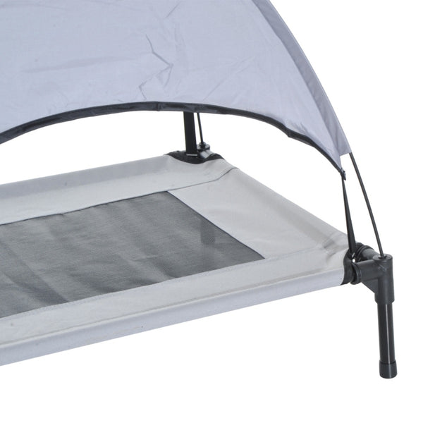 Raised Pet Puppy Cot with Shade in a Bag - 30"L