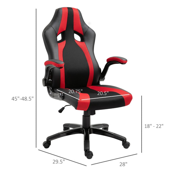 Gaming Computer Home Office Chair - Red