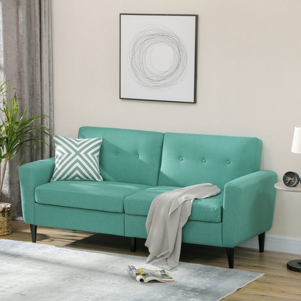 Modern Futon Sofa Couch - Green