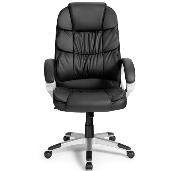 Adjustable High Back Office Chair - Black