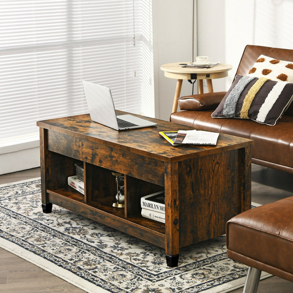 Lift top Coffee Table - Brown