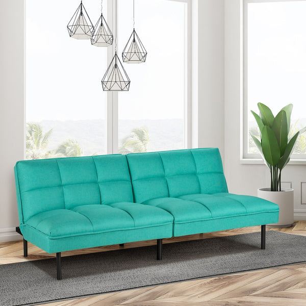 Convertible Sofa Bed - Turquoise