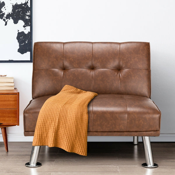 Single Sofa Lounge Chair - Brown