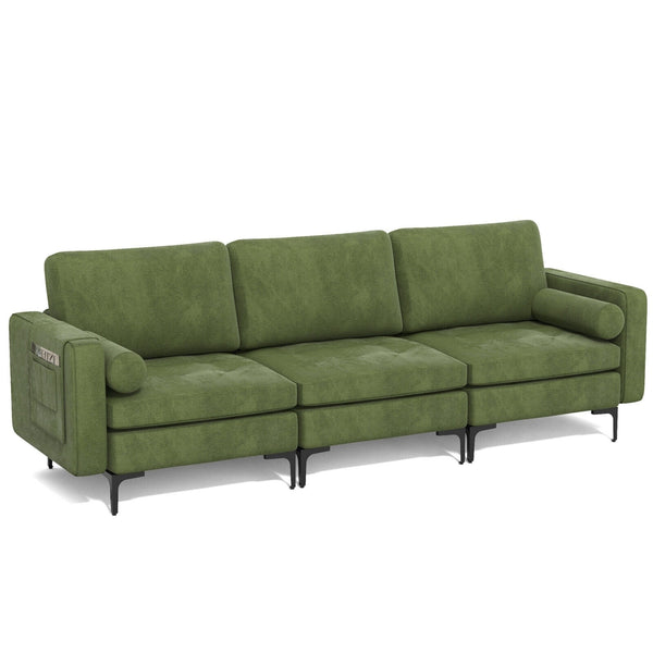 3-Seater Sofa -  Dark Green