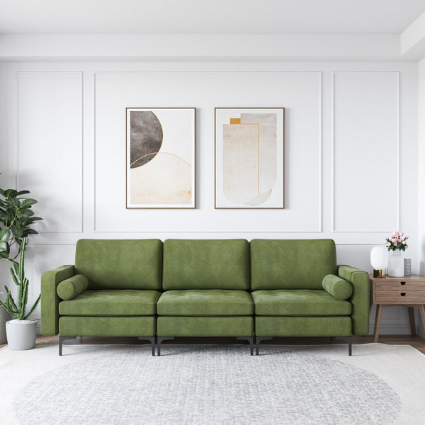 3-Seater Sofa -  Dark Green