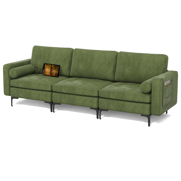 3-Seater Sofa -  Dark Green