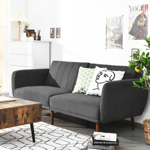Convertible Sofa Bed - Gray