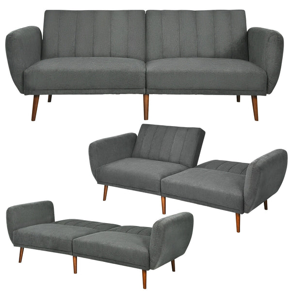 Convertible Sofa Bed - Gray