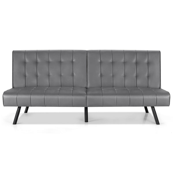 Convertible Sofa Couch Bed - Gray