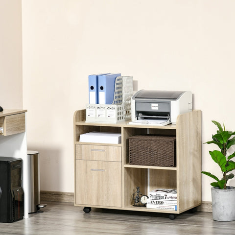 Multipurpose Printer Stand Cabinet - Oak