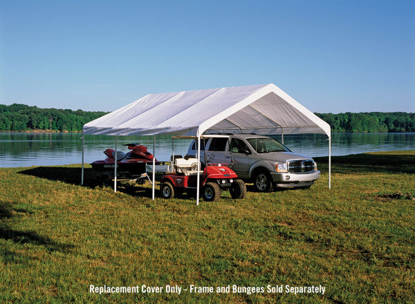 18x20 ft. SuperMax 8 Leg Event Canopy Tent with Side Enclosure Kit - White
