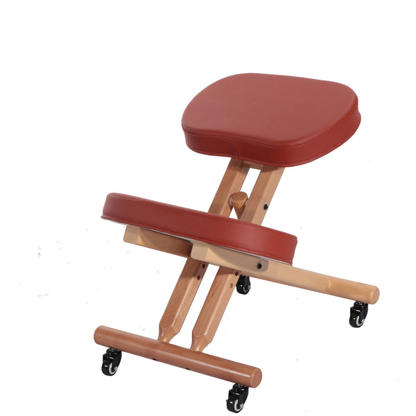Wooden Kneeling Massage Chair - Cinnamon