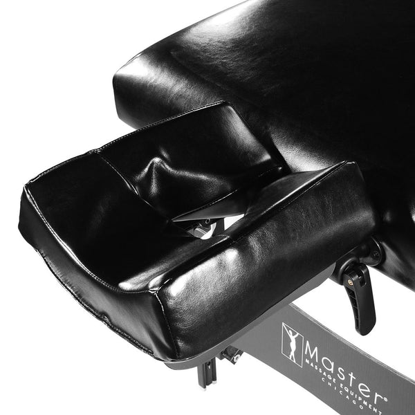 Montclair 30" Pro Heated Therma Top Portable Massage Table Package, Black with Memory Foam