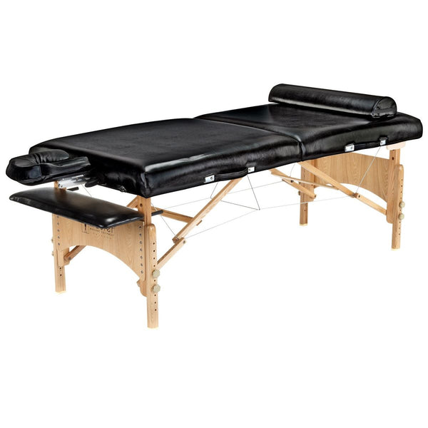 Gibraltar 32" LX Premium Garde Massage Table Package, Black with Memory Foam