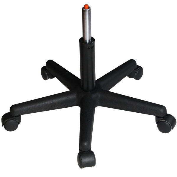 Premium Massage Stool with Backrest - Black