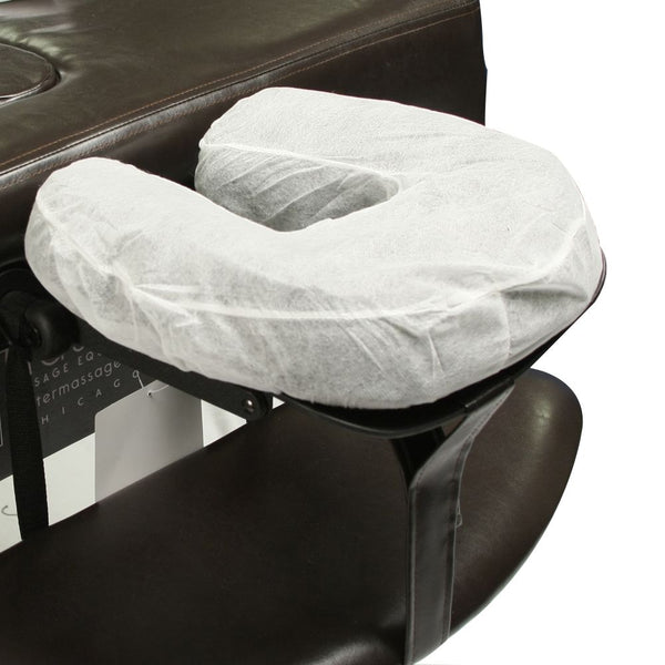 Disposable Fitted Massage Table Headrest Cover - 50pcs