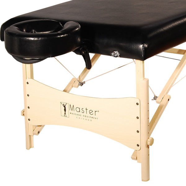 Balboa 30" Premium Portable Massage Table Package, Black with Memory Foam