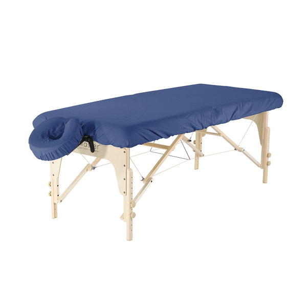 2pc Microfiber Massage Table Cover Set - Blue
