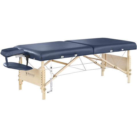 Coronado 30" LX Heated Therma Top Premium Portable Massage Table Package, Royal Blue with Memory Foam