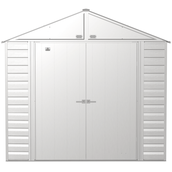 8x8 ft. Arrow Select Steel Storage Shed - Flute Grey