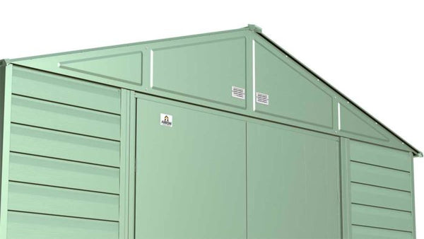 8x8 ft. Arrow Select Steel Storage Shed - Sage Green
