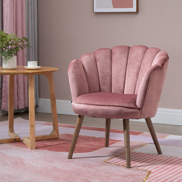 Modern Accent Chair - Pink