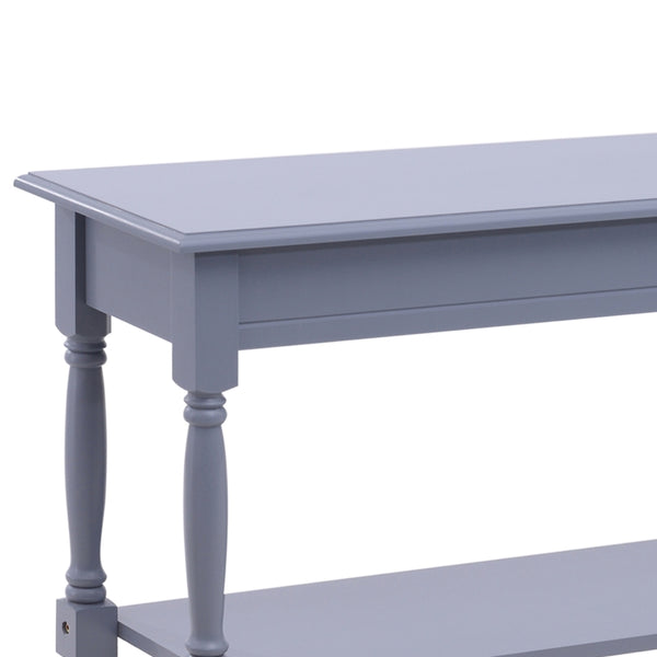 2-Tier Modern Sofa Table - Gray