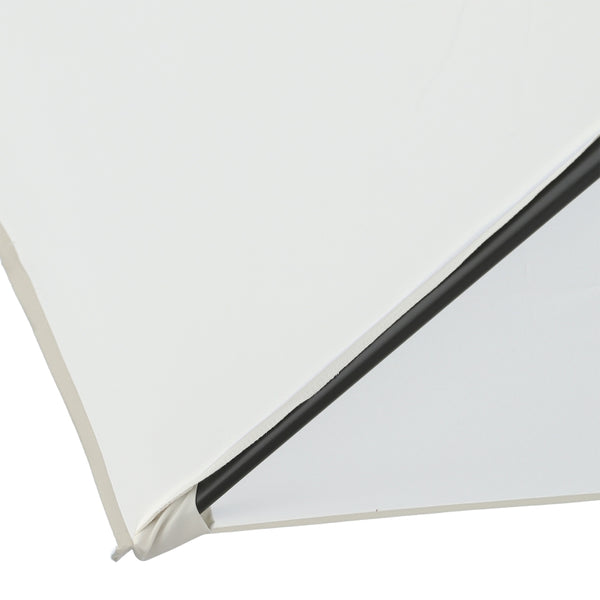 8‘x8’ Square Patio Offset Hanging Cantilever Umbrella - Cream