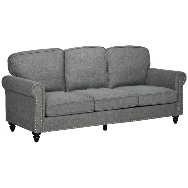 81" 3-Seater Modern Sofa - Gray