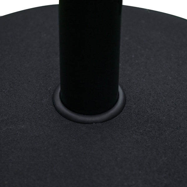 Umbrella Base Stand for Garden Patio - Concrete - Round - Black