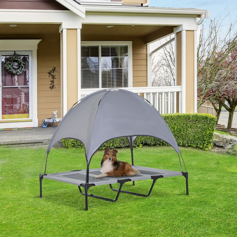 Raised Pet Puppy Cot with Shade in a Bag - XL