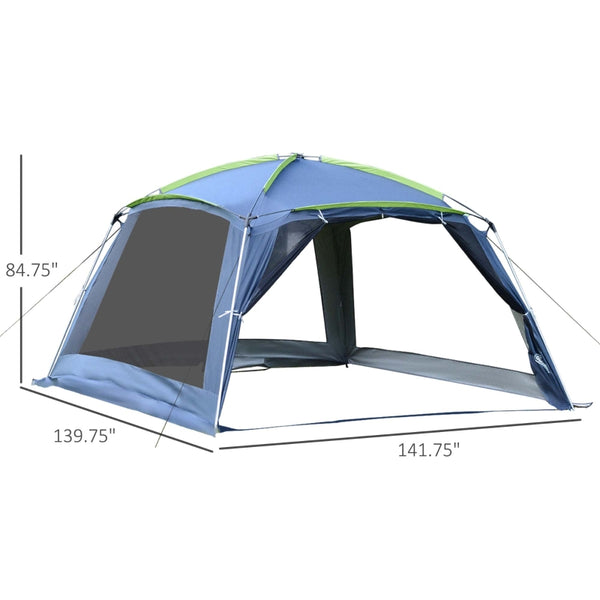 12x12 ft. Outdoor Camping Tent - Dark Blue