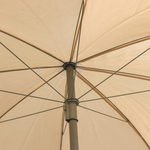 6pc Outdoor Patio Umbrella Set - Cream White