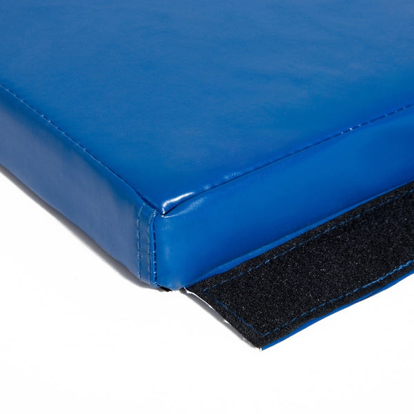Folding Gym Exercise Yoga Mat (4 Panels) - Blue