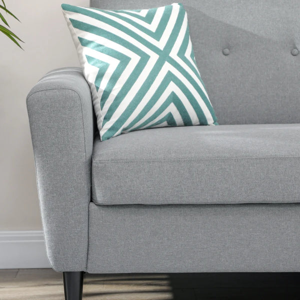 Modern Futon Sofa Couch - Grey