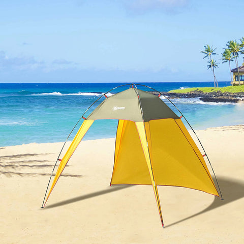 Outdoor Camping Tent - Yellow