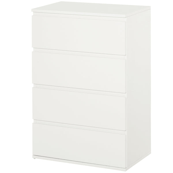 4 Drawer Storage Cupboard - Off White