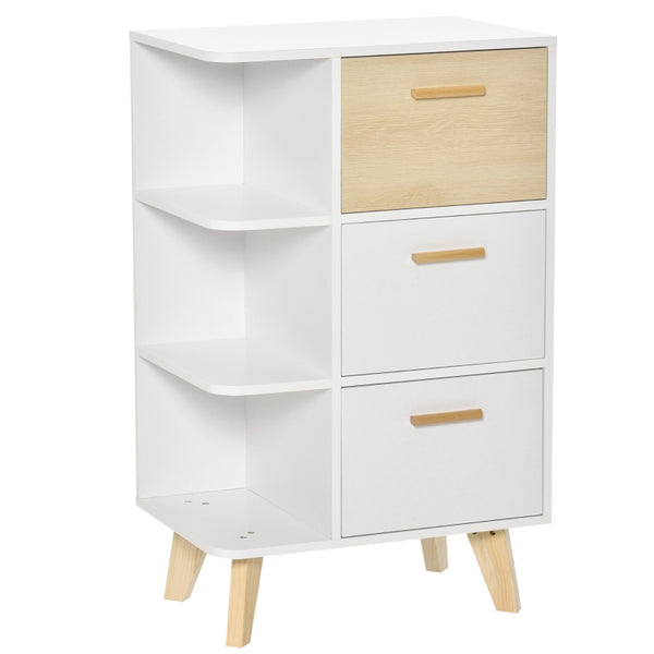 Floor Storage Cabinet -  White